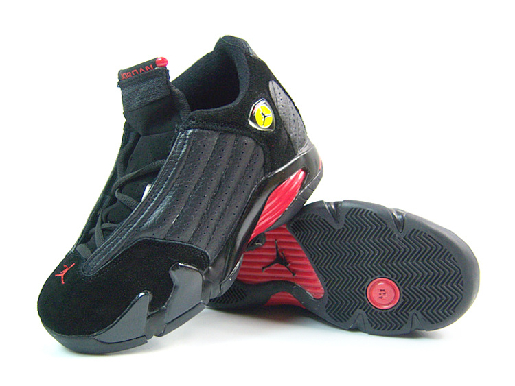 Air Jordan 14 Black Red For Women