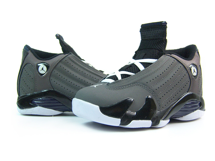 Air Jordan 14 Grey White For Women