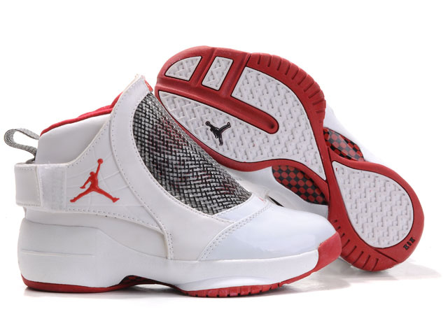 Air Jordan 19 White Red For Women