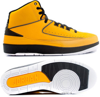 Air Jordan Retro 2 Yellow Chrome - Click Image to Close