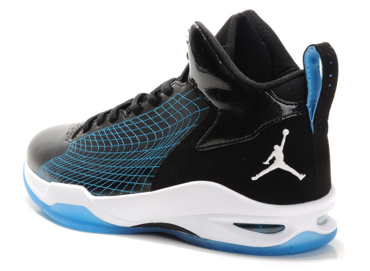 Air Jordan Fly Spiderman 23 Black Blue White - Click Image to Close