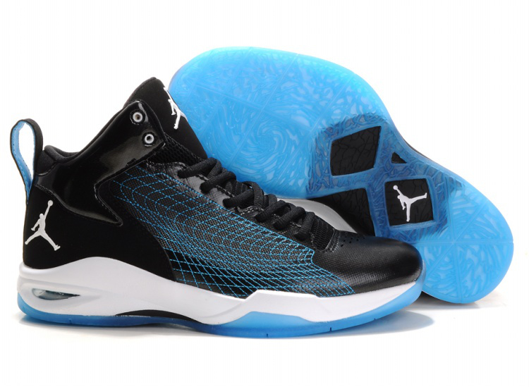 Air Jordan Fly Spiderman 23 Black Blue White - Click Image to Close