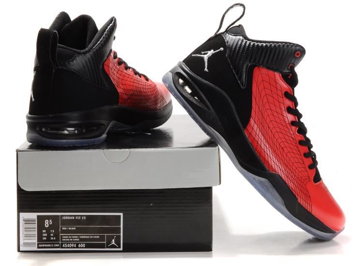 Air Jordan Fly Spiderman 23 Red Black