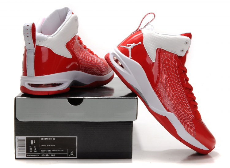 Air Jordan Fly Spiderman 23 Red White - Click Image to Close