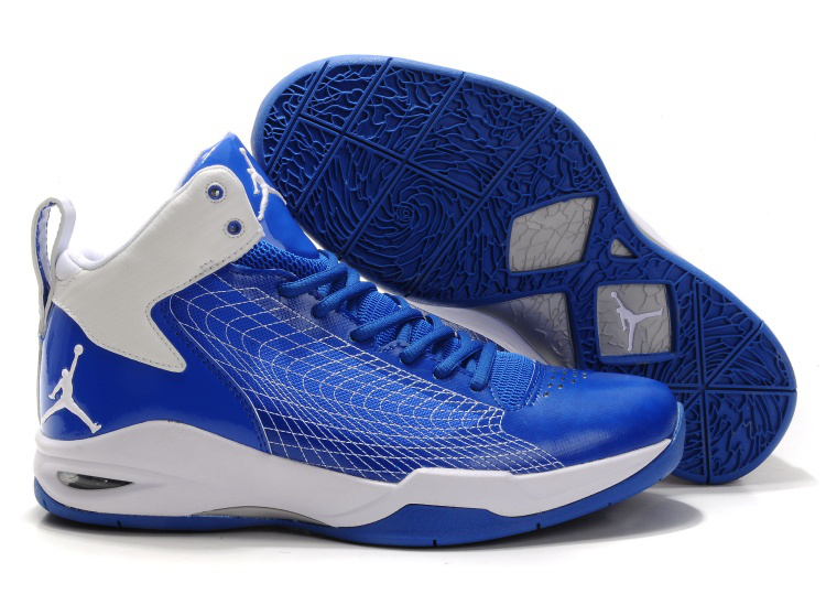 Air Jordan Fly Spiderman 23 White Blue - Click Image to Close
