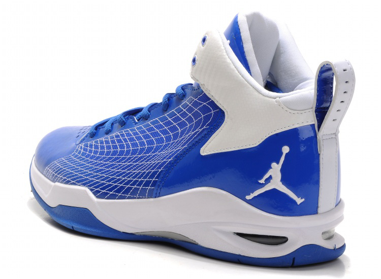 Air Jordan Fly Spiderman 23 White Blue - Click Image to Close