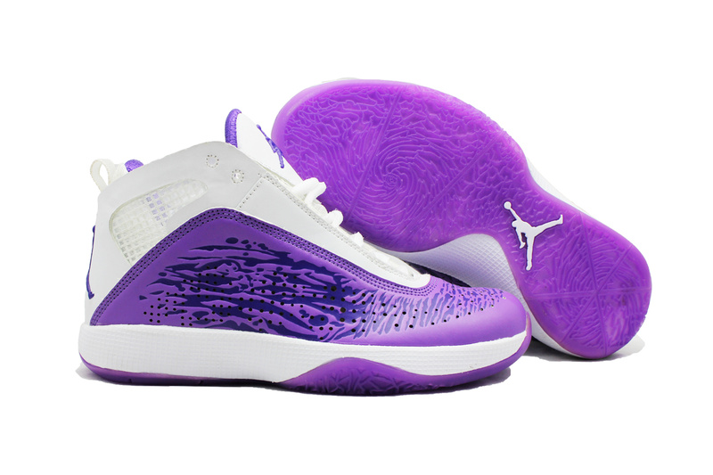 Air Jordan 26 White Purple For Women - Click Image to Close