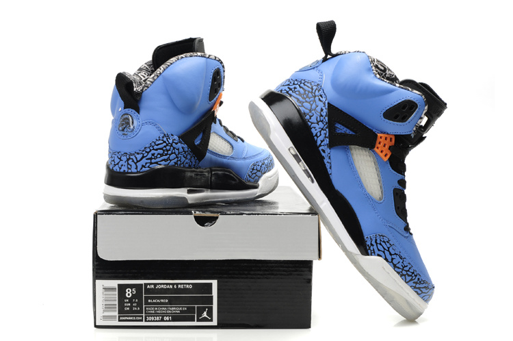 Air Jordan Shoes 3.5 Black Blue - Click Image to Close