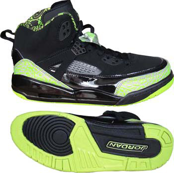 Air Jordan Shoes 3.5 Black Green - Click Image to Close