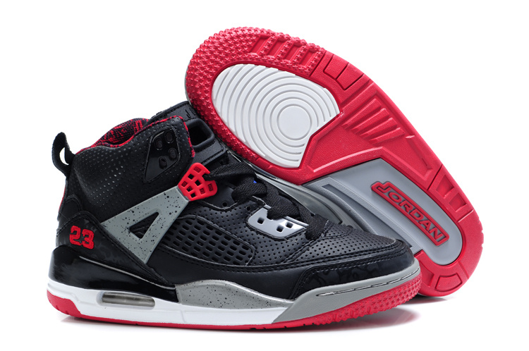 Air Jordan Shoes 3.5 Black Grey Red - Click Image to Close