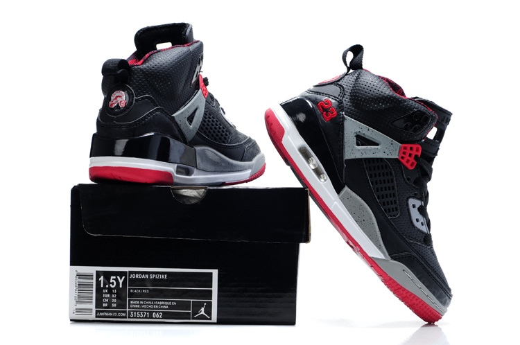 Air Jordan Shoes 3.5 Black Grey Red