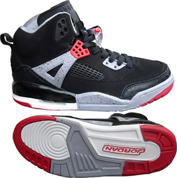 Air Jordan Shoes 3.5 Black Grey Red