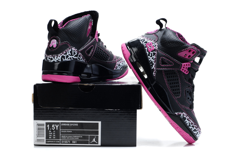 Air Jordan 3.5 Black Pink For Kids - Click Image to Close