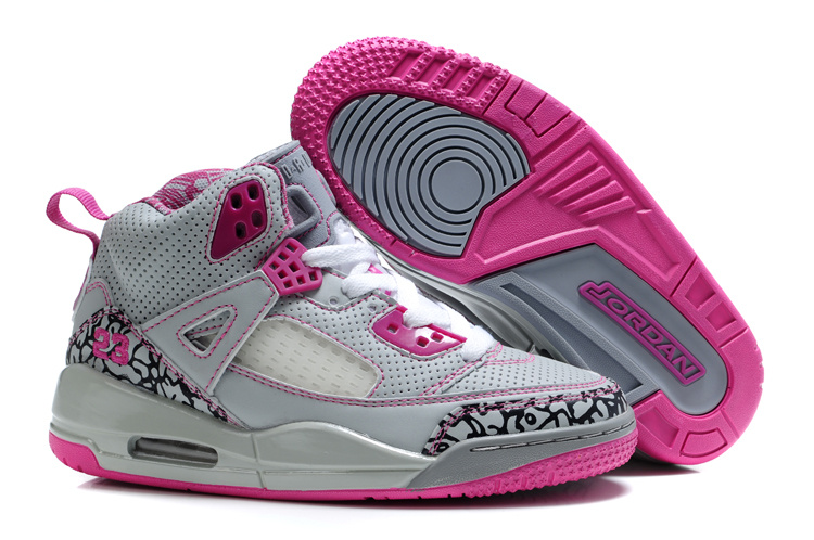 Air Jordan 3.5 Grey Pink For Kids - Click Image to Close