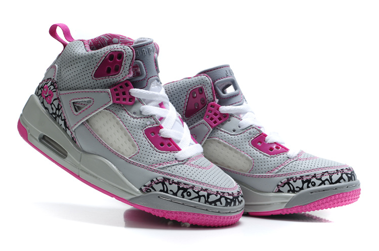 Air Jordan 3.5 Grey Pink For Kids - Click Image to Close