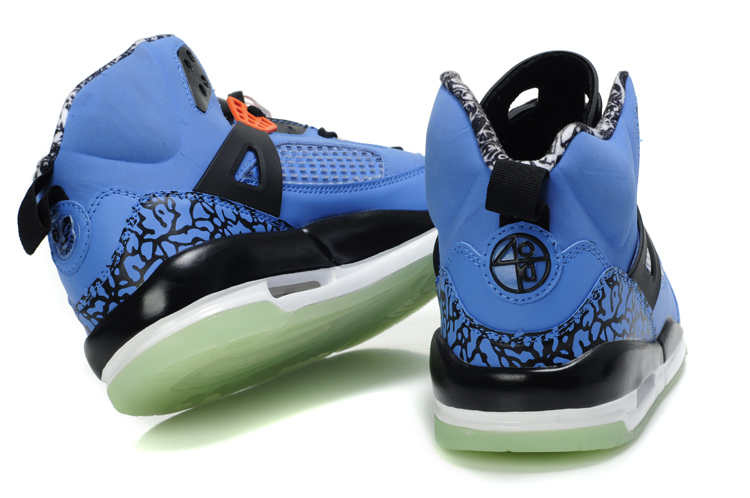 Air Jordan 3.5 Midnight Blue Black White Shoes - Click Image to Close