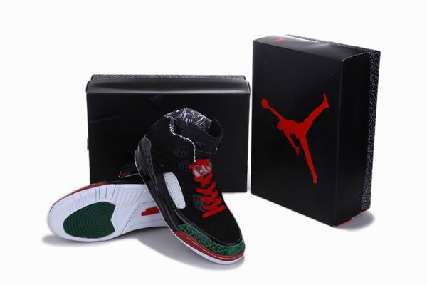 Air Jordan 3.5 Reissue Black Green Red White Shoes - Click Image to Close