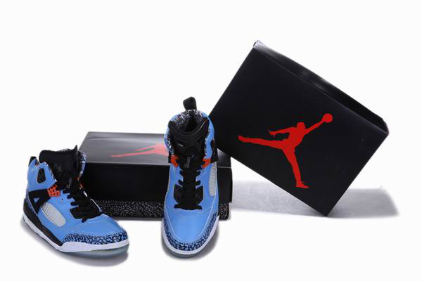 Air Jordan 3.5 Reissue Blue Black White Cement Shoes - Click Image to Close