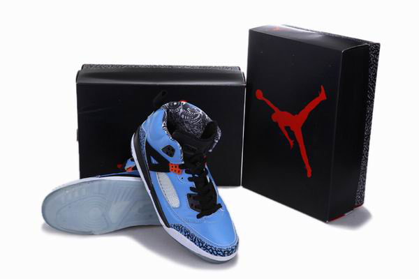 Air Jordan 3.5 Reissue Blue Black White Cement Shoes - Click Image to Close