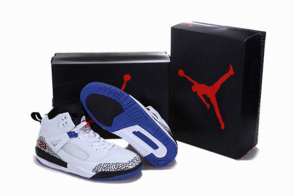 Air Jordan 3.5 Reissue White Black Blue Cement Shoes