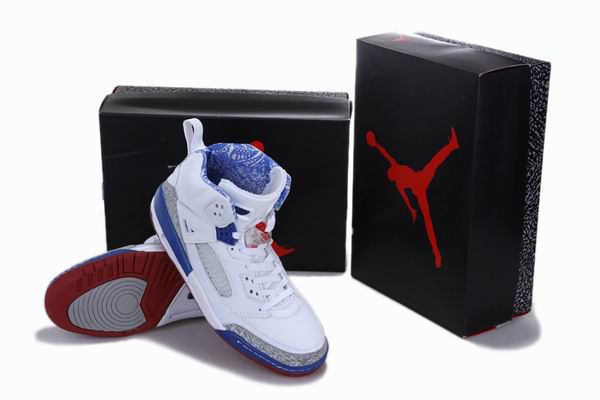 Air Jordan 3.5 Reissue White Blue Grey Cement Shoes - Click Image to Close