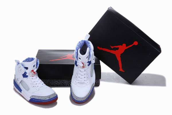 Air Jordan 3.5 Reissue White Blue Grey Cement Shoes - Click Image to Close