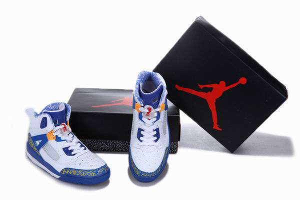 Air Jordan 3.5 Reissue White Blue Yellow Shoes - Click Image to Close
