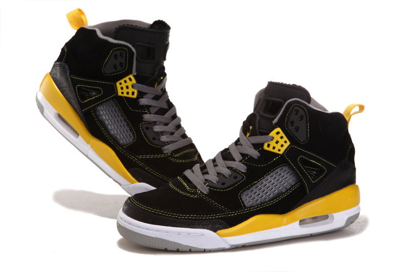 2012 Air Jordan 3.5 Suede Black White Yellow Shoes