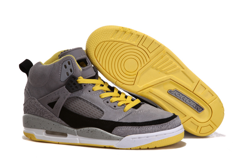 2012 Air Jordan 3.5 Suede Grey Black White Yellow Shoes