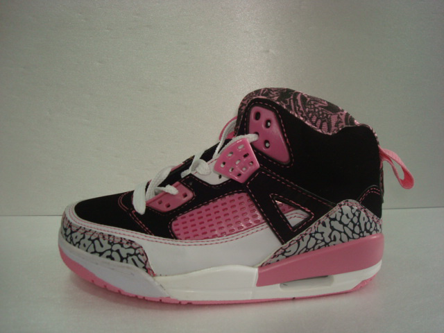 Air Jordan 3.5 White Black Pink Grey Cement For Women - Click Image to Close