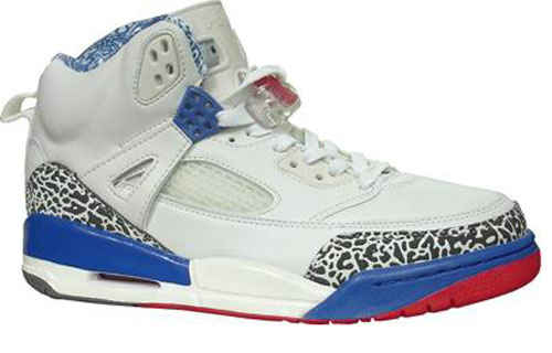 Air Jordan Shoes 3.5 White Blue - Click Image to Close