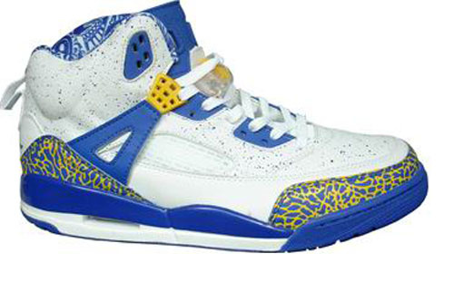 Air Jordan Shoes 3.5 White Blue - Click Image to Close