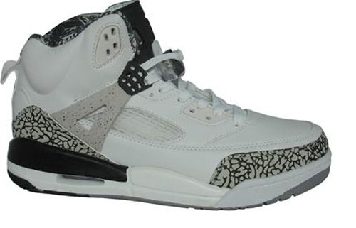 Air Jordan Shoes 3.5 White Grey Black