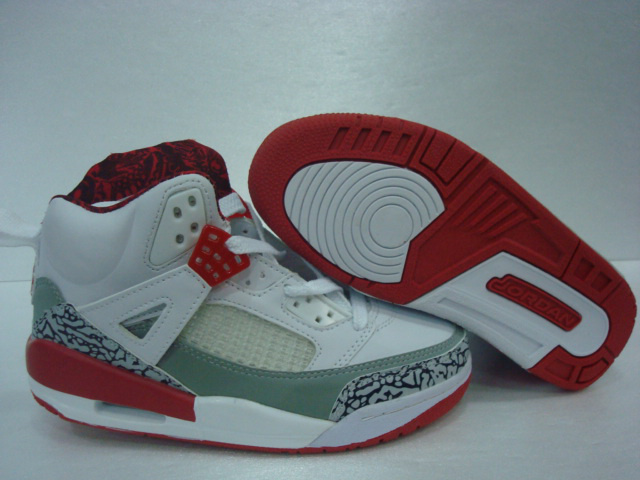 Air Jordan 3.5 White Red Grey Cement For Women - Click Image to Close