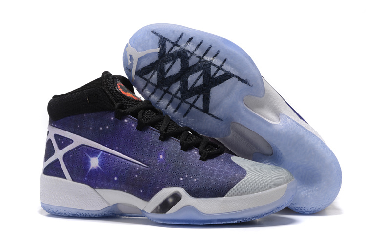 2016 Air Jordan 30 Purple Black White - Click Image to Close