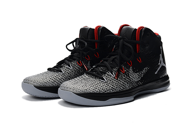 2016 Jordan 31 Black Grey Red Shoes