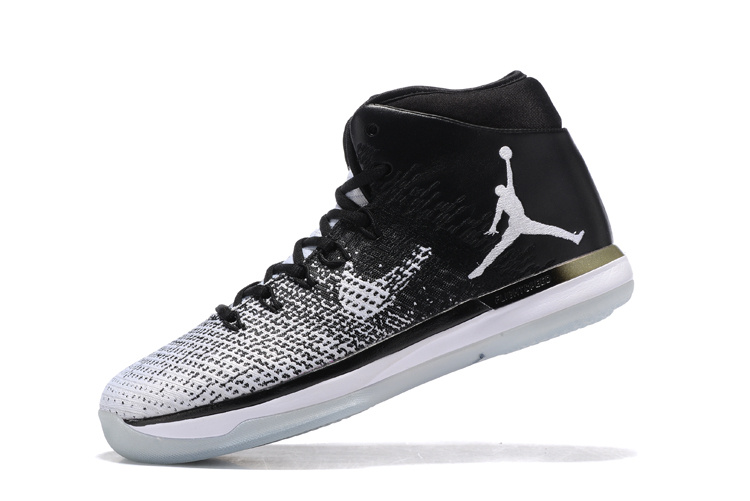 2016 Jordan 31 GS Oreo Grey Black Shoes