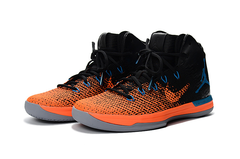 2016 Jordan 31 Orange Black Blue Shoes - Click Image to Close