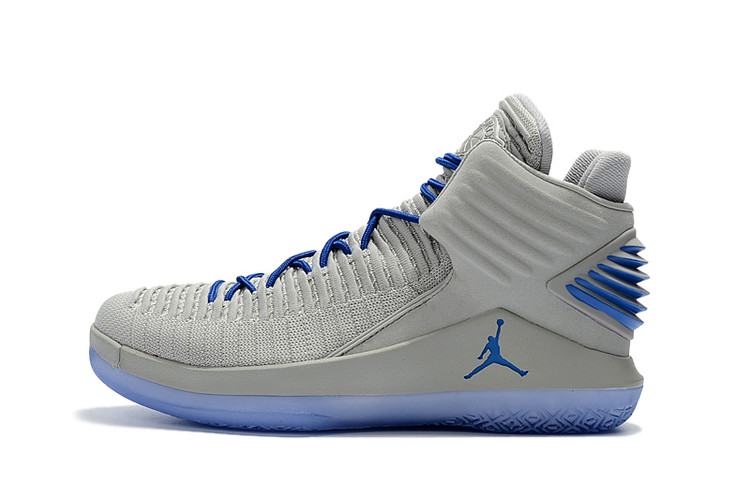 2017 Jordan 32 Grey Blue Shoes - Click Image to Close