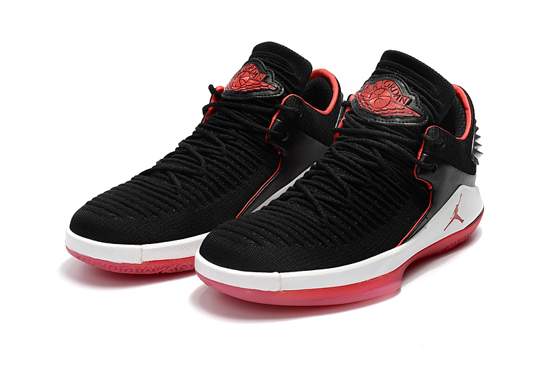 2017 Jordan 32 Low Black Red White - Click Image to Close