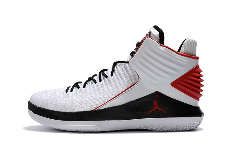 2017 Jordan 32 White Black Red Shoes - Click Image to Close