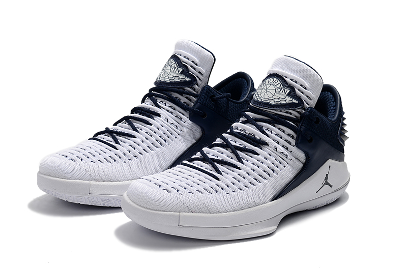 2018 Jordan 32 White Deep Blue - Click Image to Close