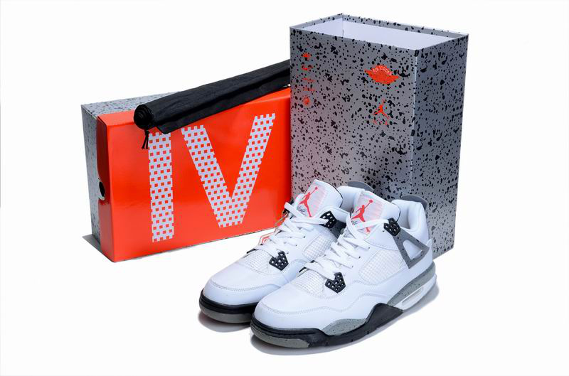 Air Jordan 4 Hardcover Box White Grey Cement