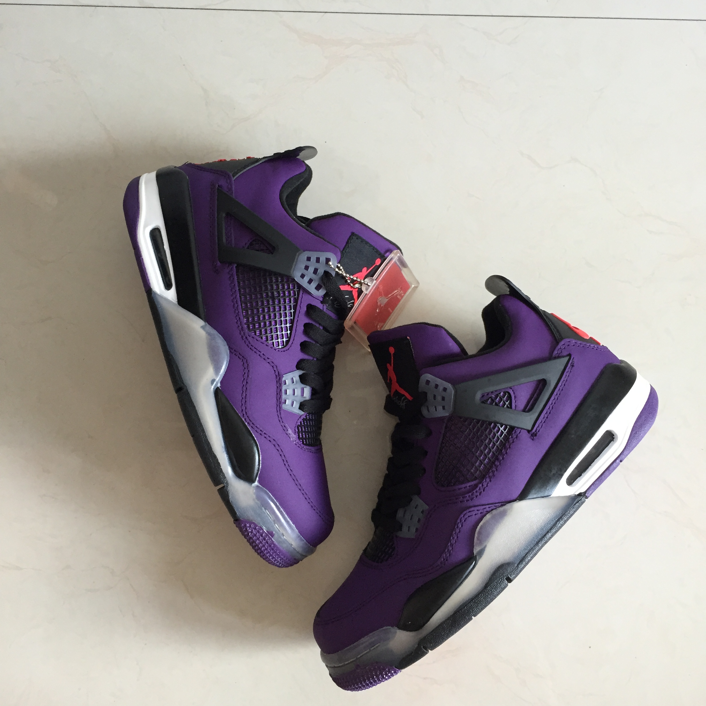 Air Jordan 4 Purple Shoes - Click Image to Close