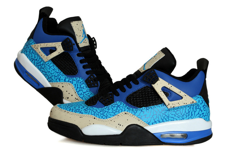 2015 Amazing Jordan4 Retro Cookie Monster Shoes - Click Image to Close