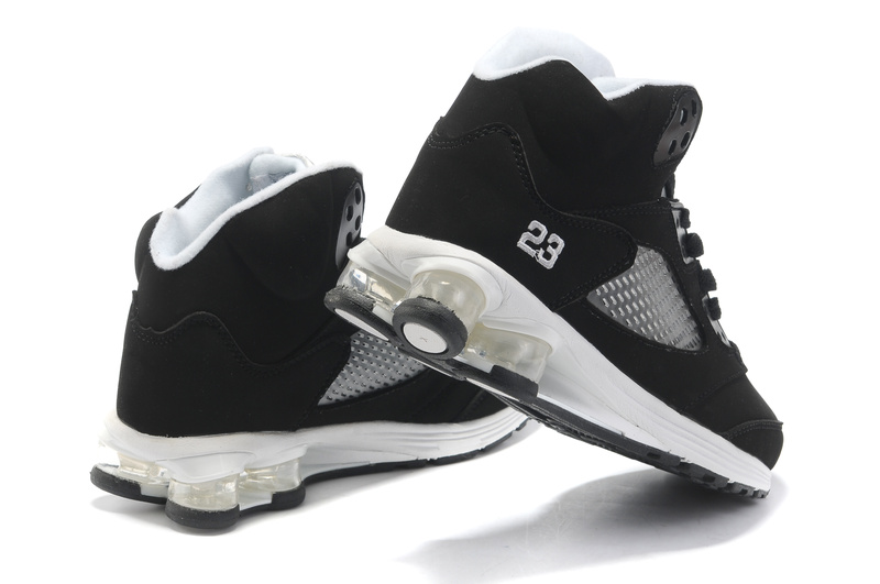 Air Jordan 5 Cushion White Black - Click Image to Close