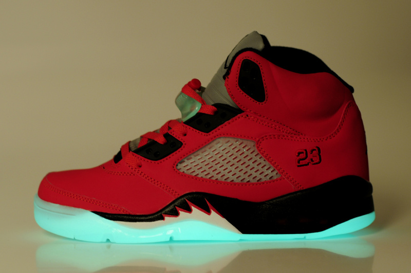 Air Jordan Shoes 5 Midnight Red Gauze