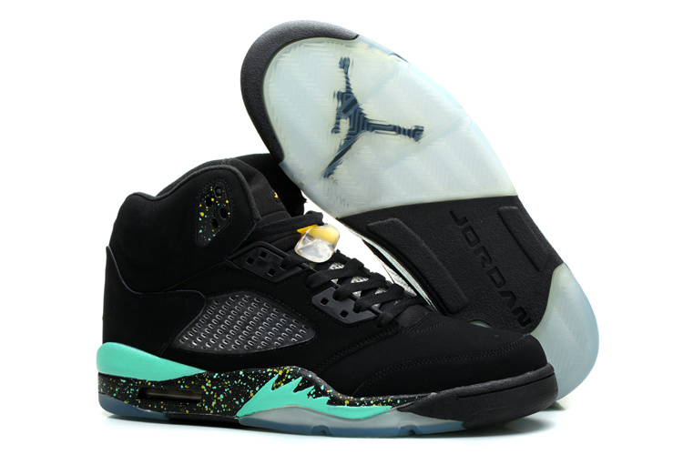 Air Jordan 5 World Cup Black Blue Shoes