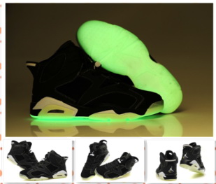 Air Jordan 6 Midnight Black White For Women - Click Image to Close