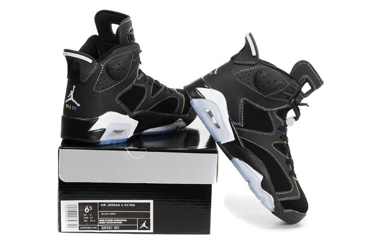 Air Jordan 6 White Black White For Women